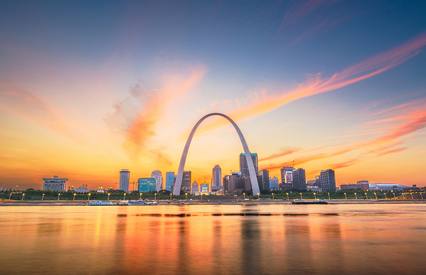 Best vacations for family travel is St. Louis, Missouri