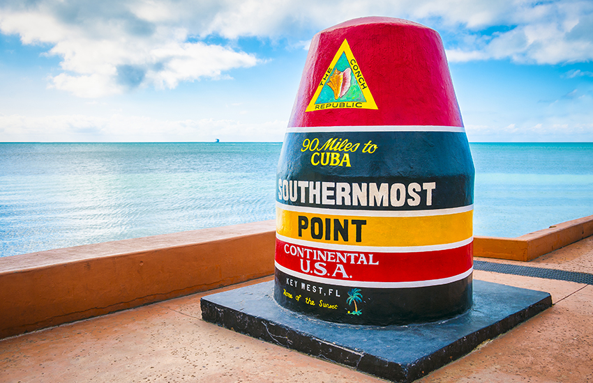 Best Memorial Day weekend vacation location is in Key West, Florida