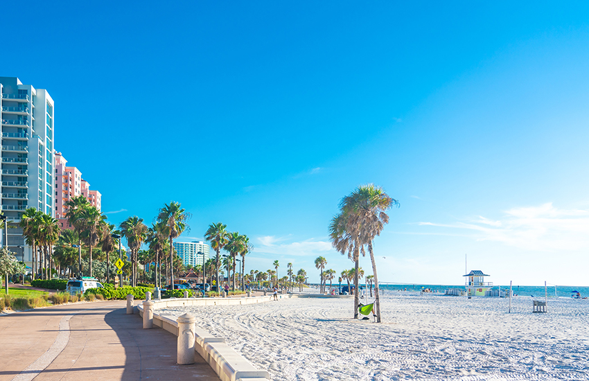 Top family beach destination to visit in winter is Clearwater, Florida