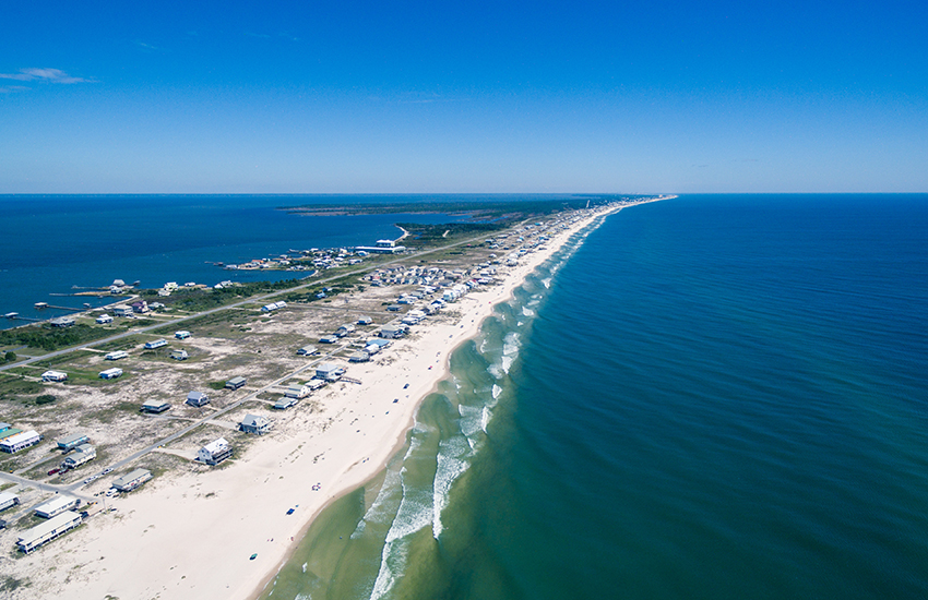 Top family beach destination in winter to visit is Gulf Shores, Alabama