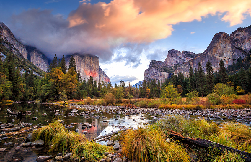 The top National Park to visit in the spring is Yosemite National Park
