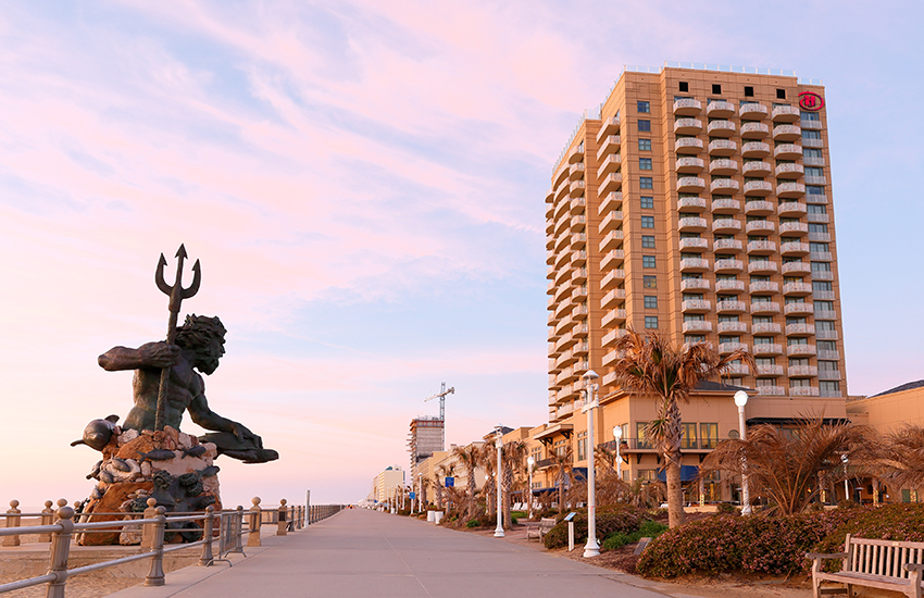 Where to vacation at the beach for a cost effective trip is Virginia Beach